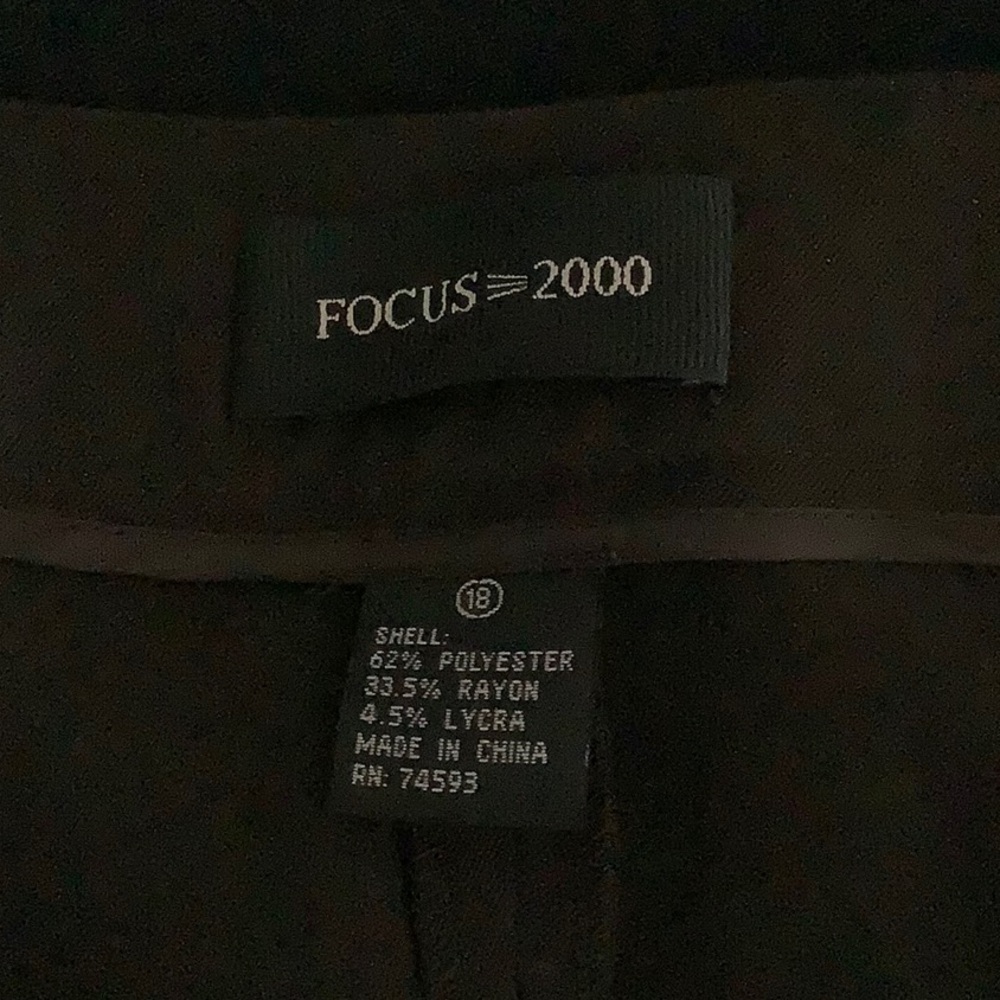 Very gently used Focus 2000 Slacks